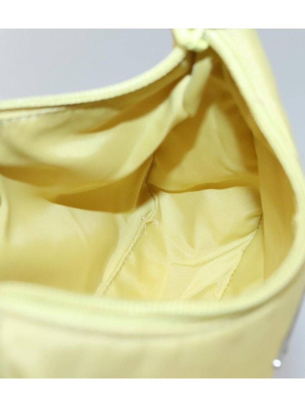 PRADA Accessory Pouch Nylon Yellow Gold - Picture 14 of 16